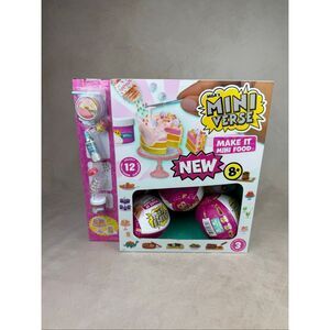 MGA Miniverse Make It Mini Food Diner Series 3 Display + 9 New Sealed Balls Cake
